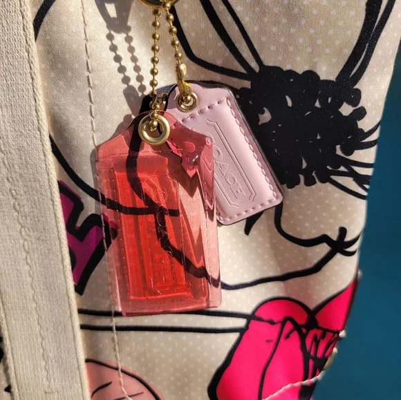 Coach Kyra Poppy With Crossbody Strap And Matching Coach Twilly - Picture 3 of 9